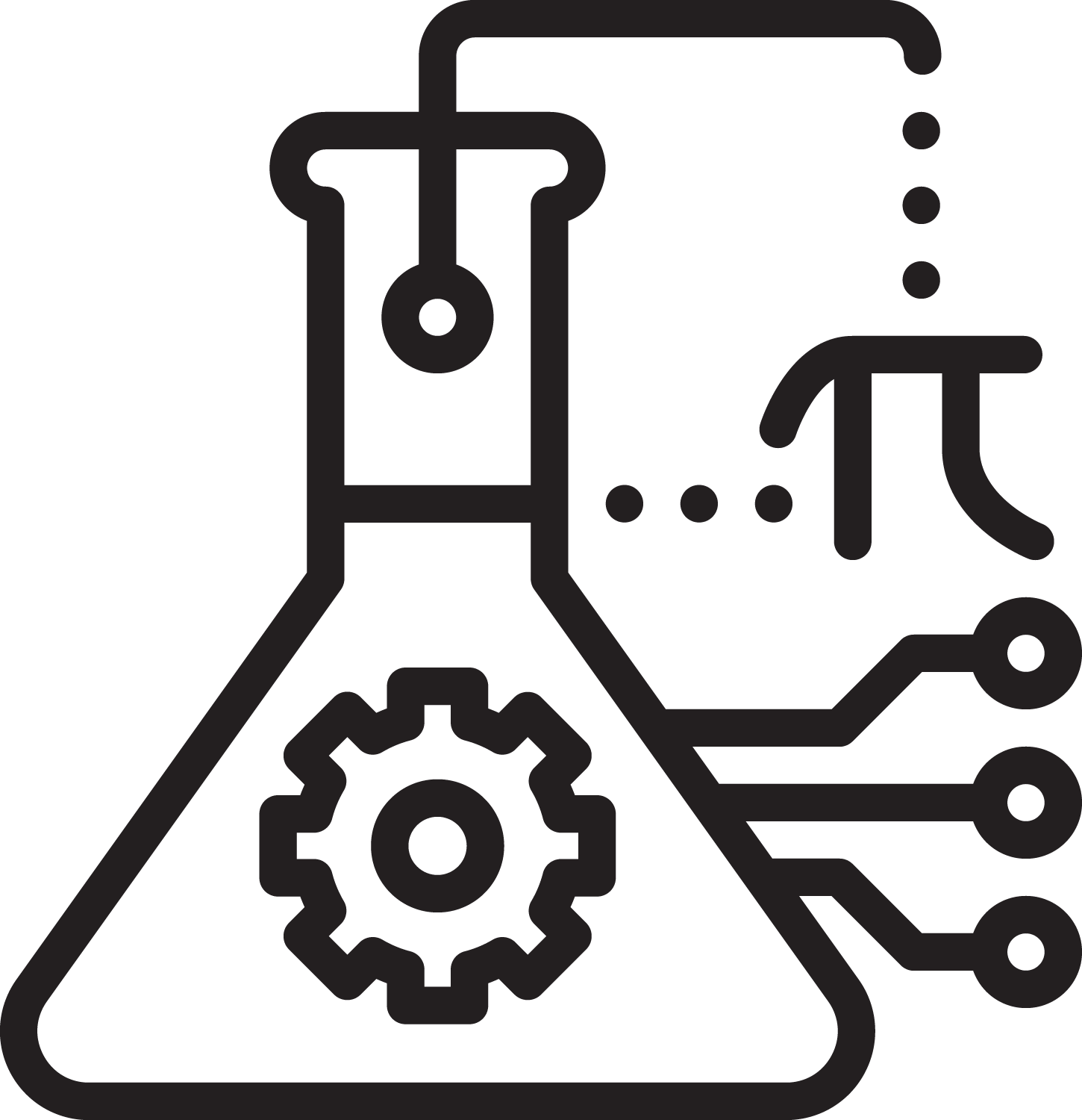 STEM Icon Black